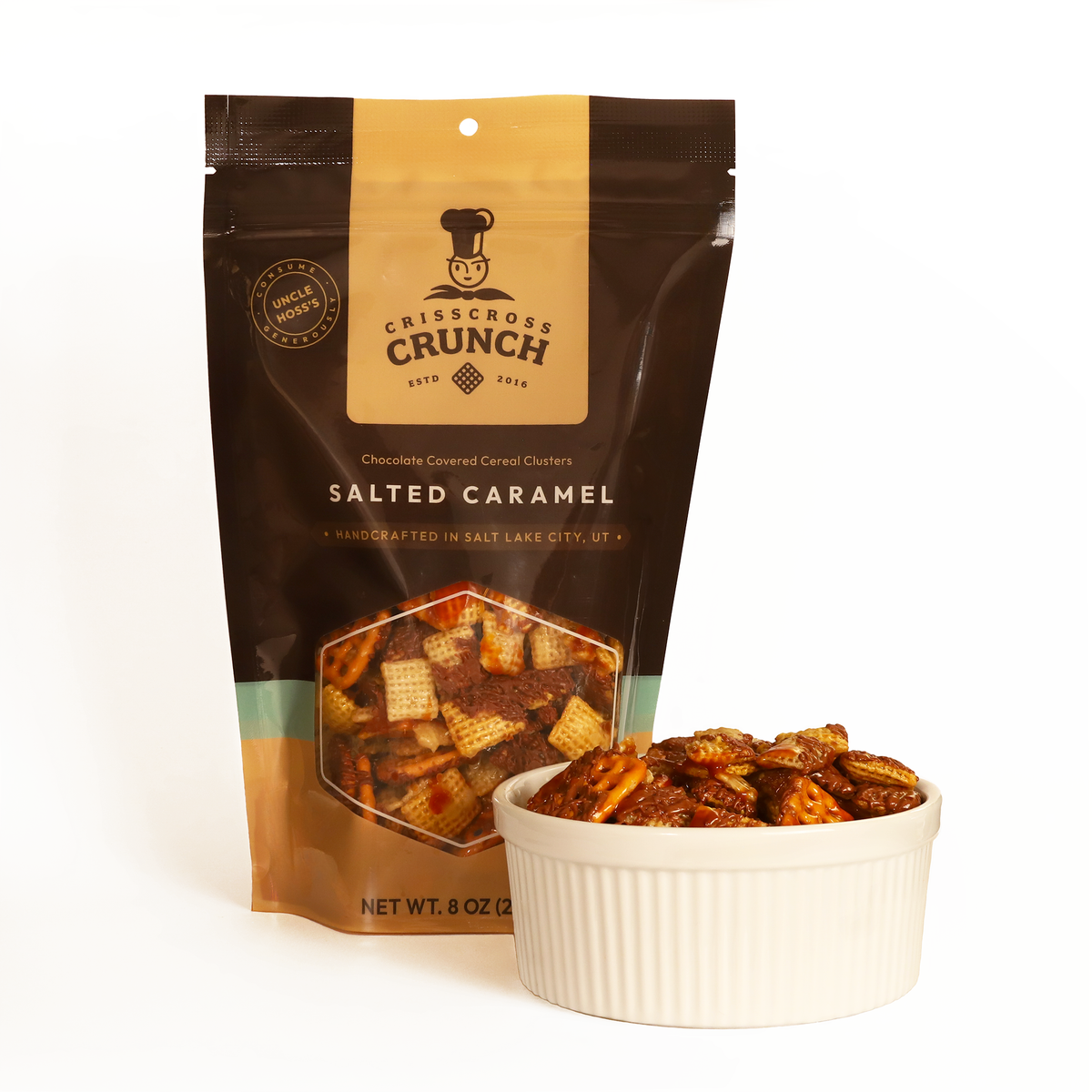 Salted Caramel Crunch – Crisscross Crunch