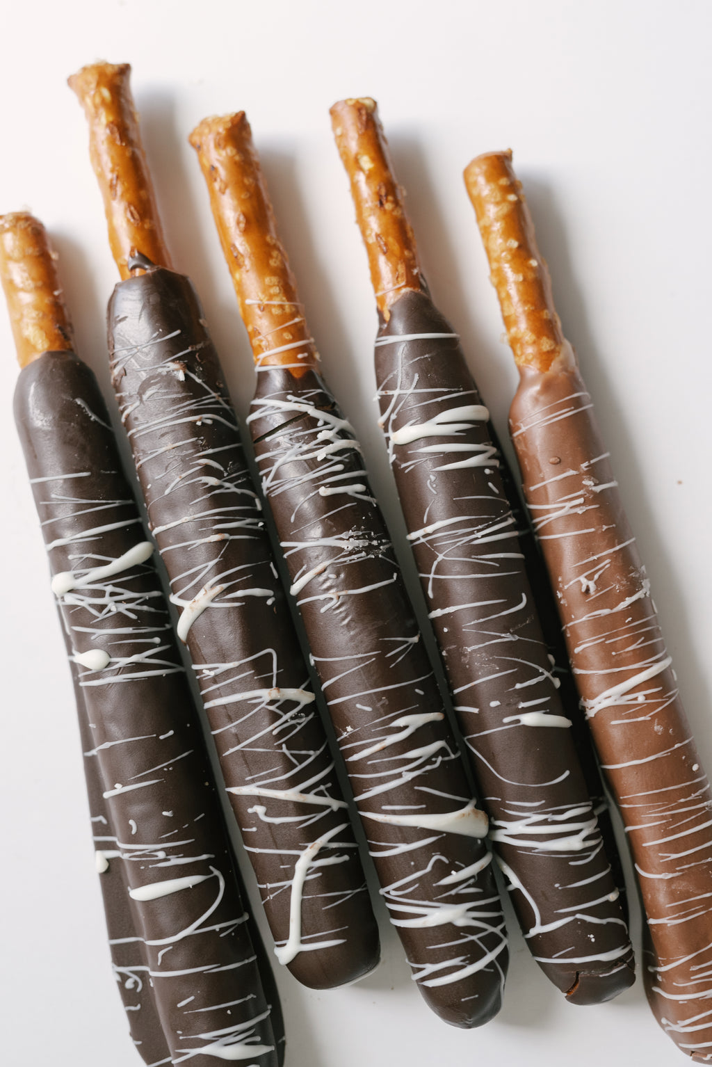 Chocolate-Dipped Pretzel Rods