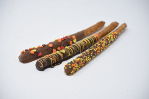 Decorated - Chocolate Dipped Pretzel Rods
