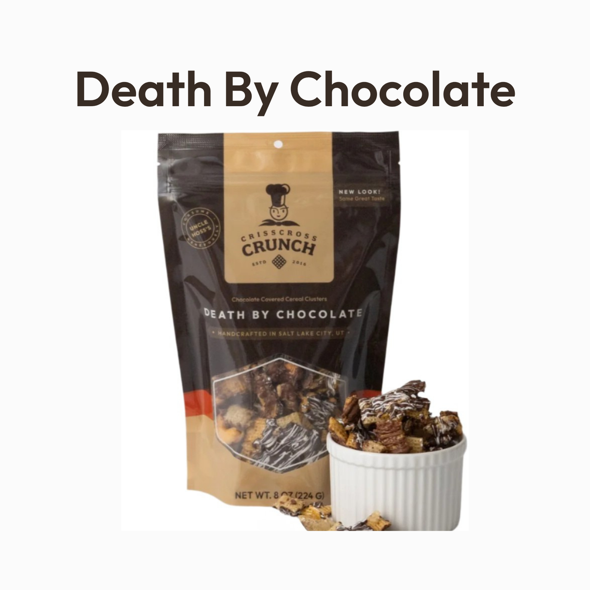 Death by Chocolate Crunch – Gluten Free – Crisscross Crunch