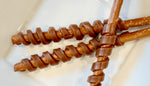 Caramel & Chocolate-Dipped Pretzel Rods