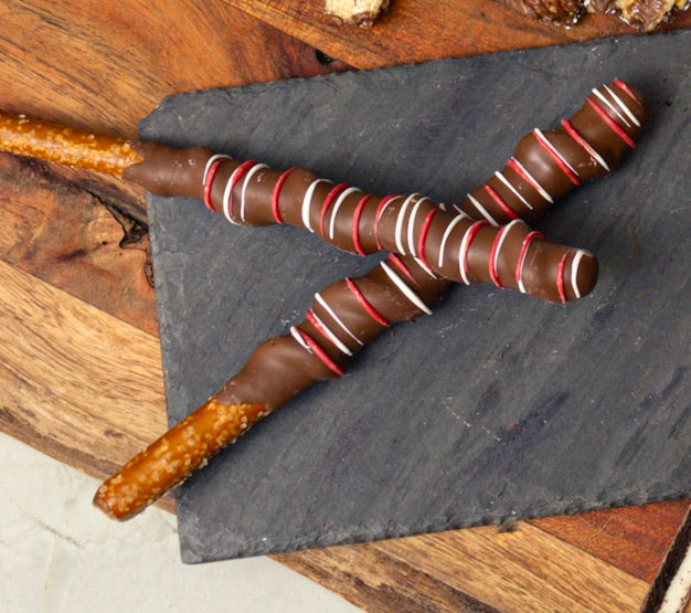 Chocolate-Dipped Pretzel Rods